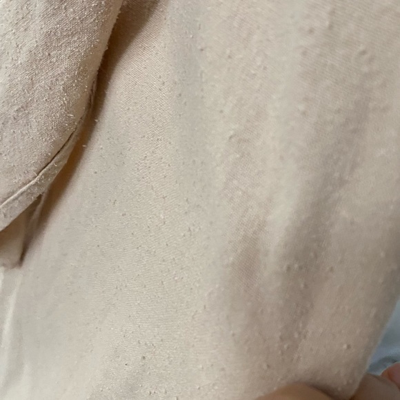 Ozma of California matador silk romper in conch beige size small. - Picture 5 of 10